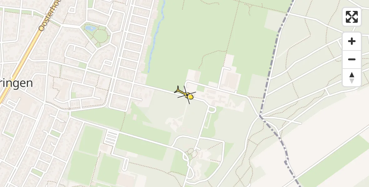 Routekaart van de vlucht: Lifeliner 2 naar Teteringen