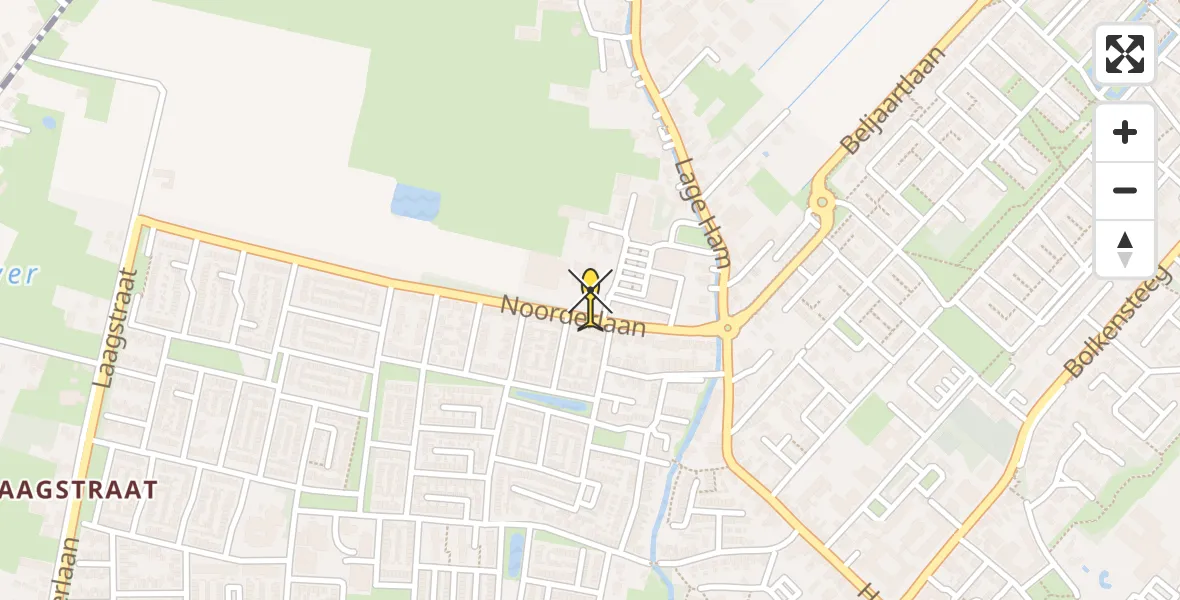 Routekaart van de vlucht: Traumahelikopter naar Dongen