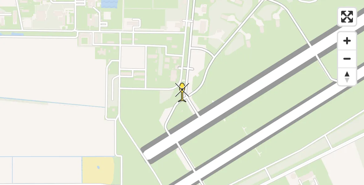 Routekaart van de vlucht: Lifeliner 3 naar Vliegbasis Volkel