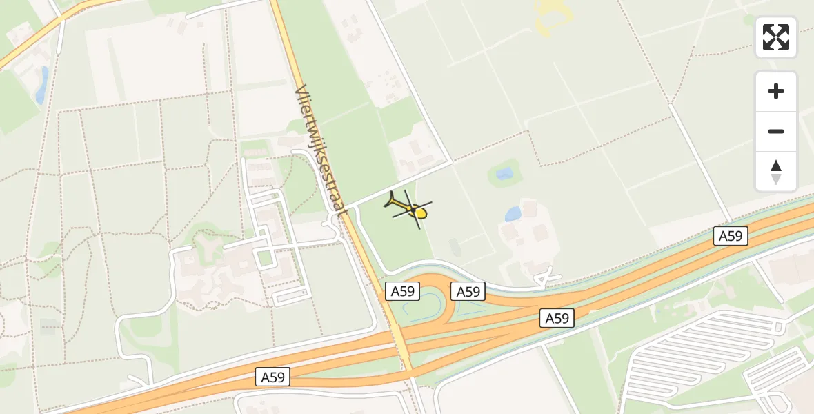 Routekaart van de vlucht: Lifeliner 3 naar Rosmalen