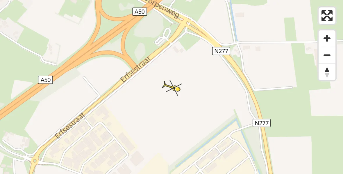 Routekaart van de vlucht: Lifeliner 3 naar Ravenstein