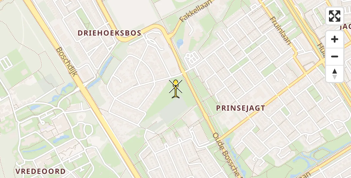 Routekaart van de vlucht: Lifeliner 3 naar Eindhoven