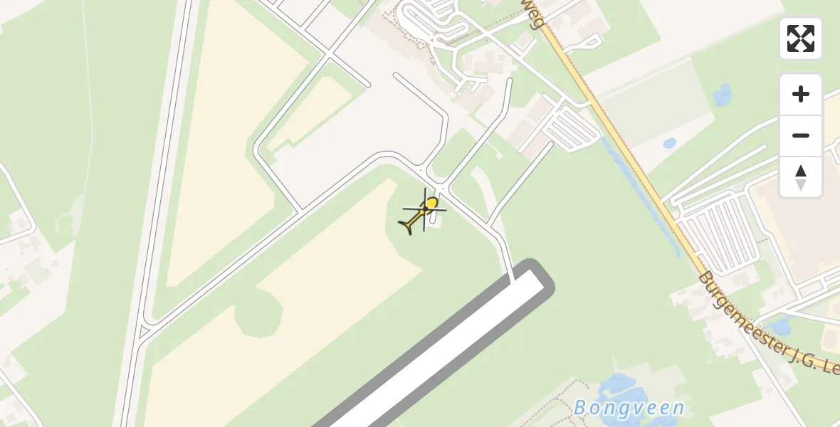 Routekaart van de vlucht: Lifeliner 4 naar Groningen Airport Eelde