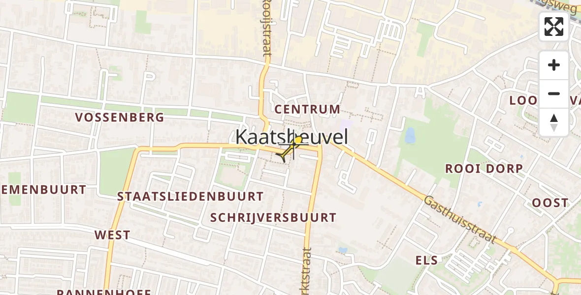 Routekaart van de vlucht: Lifeliner 3 naar Kaatsheuvel