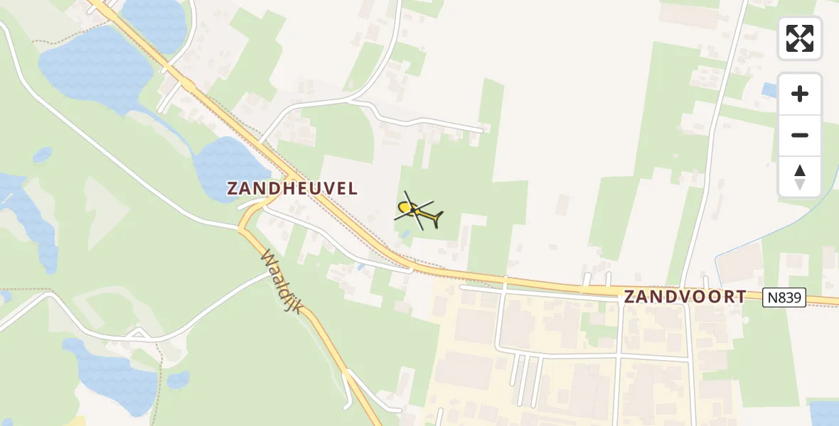 Routekaart van de vlucht: Lifeliner 3 naar Haalderen