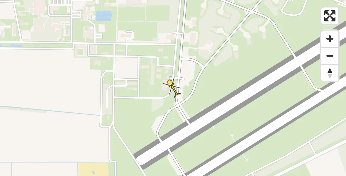 Routekaart van de vlucht: Lifeliner 2 naar Vliegbasis Volkel