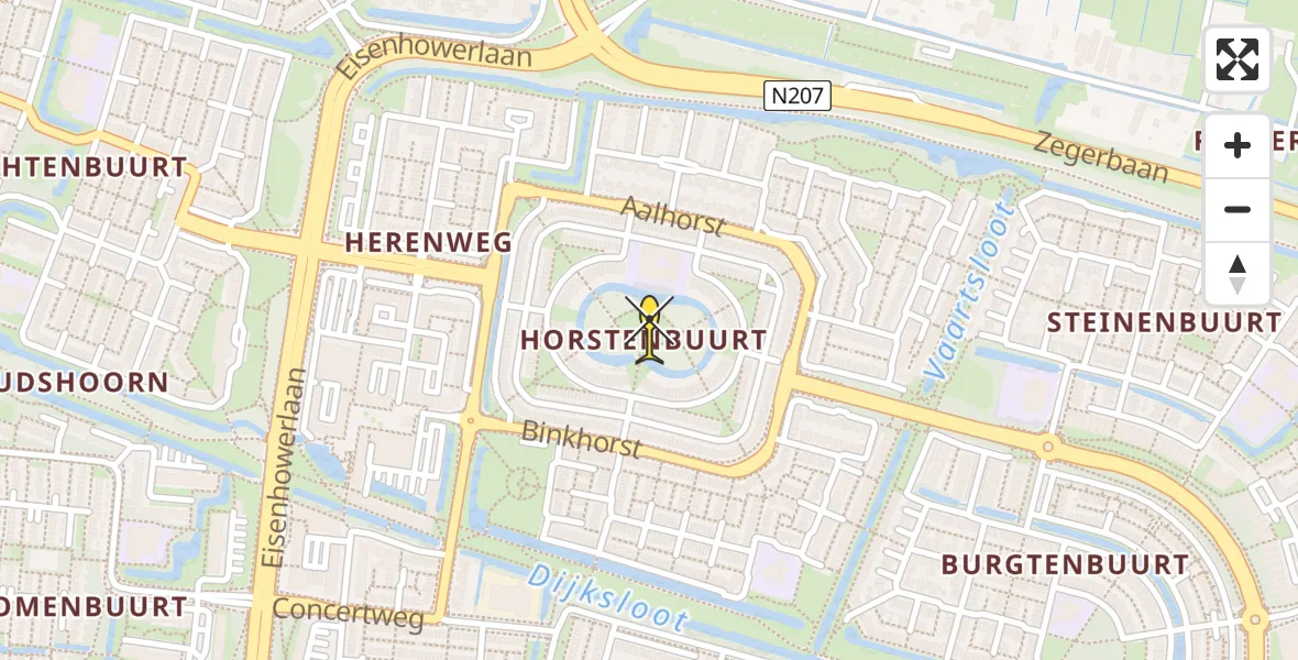 Routekaart van de vlucht: Lifeliner 2 naar Alphen aan den Rijn