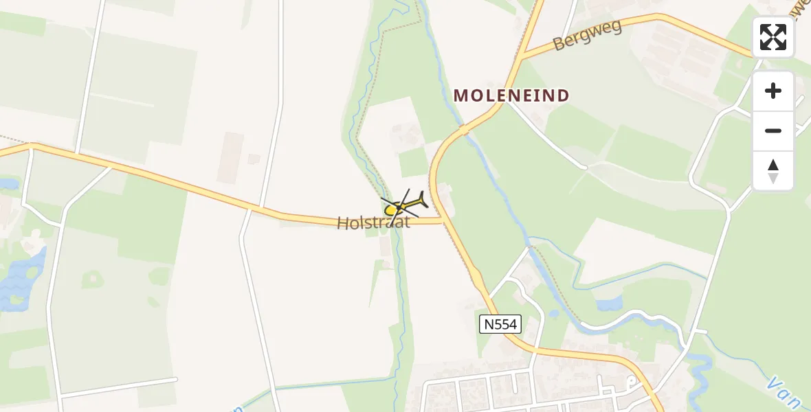 Routekaart van de vlucht: Lifeliner 2 naar Meerlo