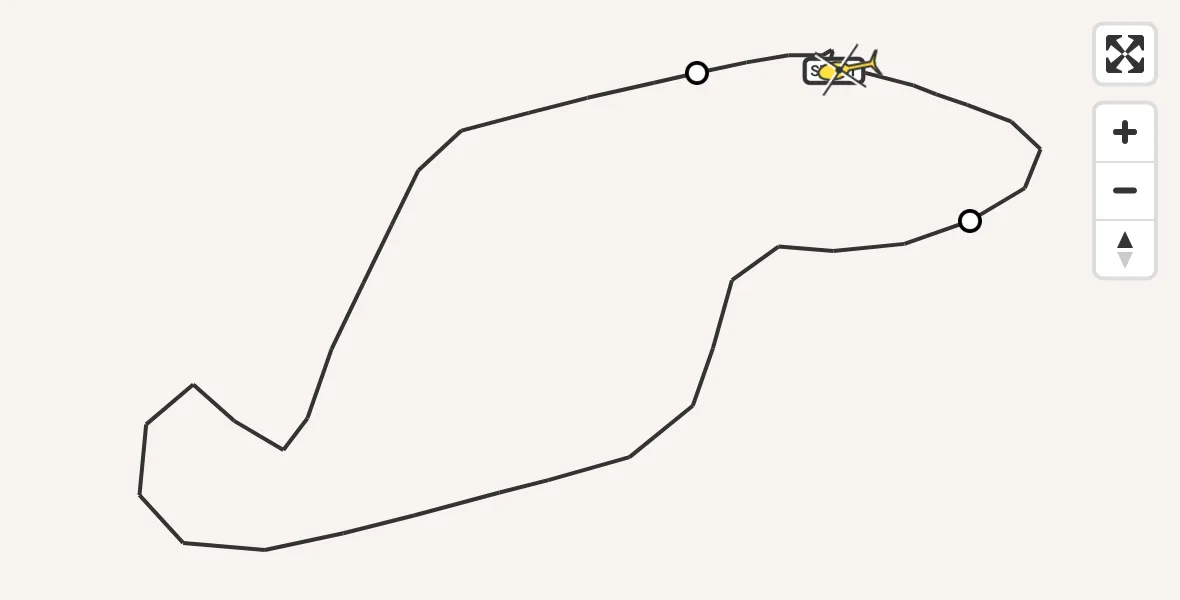 Routekaart van de vlucht: Traumaheli naar Sankt Augustin