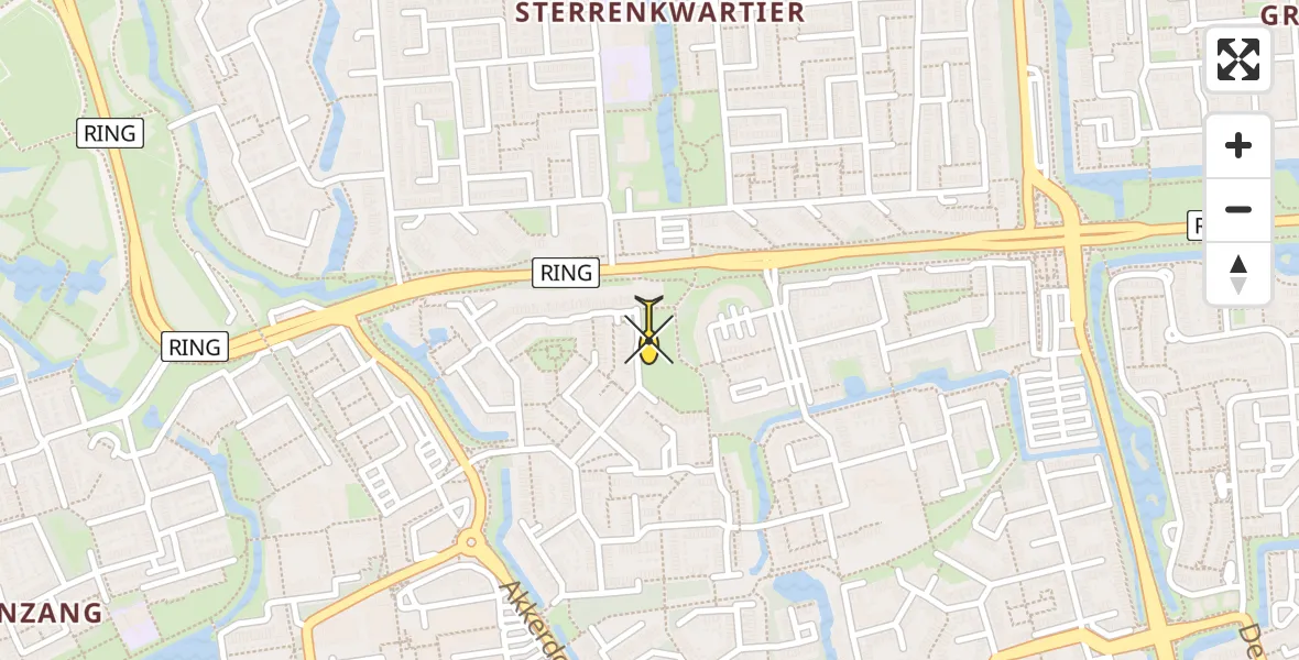 Routekaart van de vlucht: Lifeliner 2 naar Spijkenisse