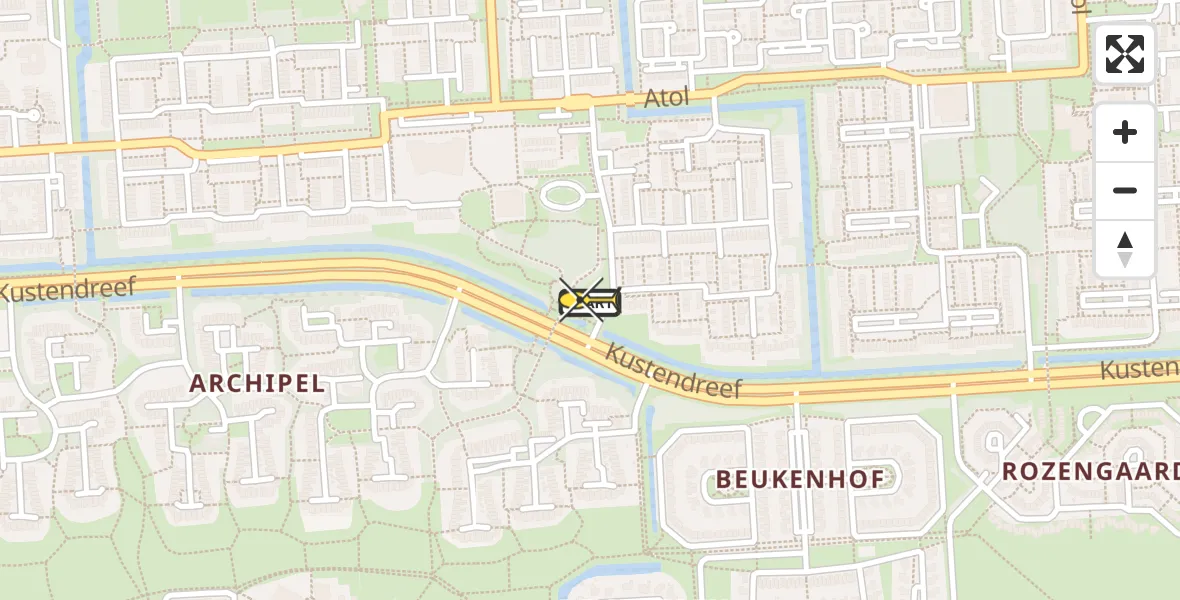 Routekaart van de vlucht: Lifeliner 1 naar Lelystad, Geulbrug