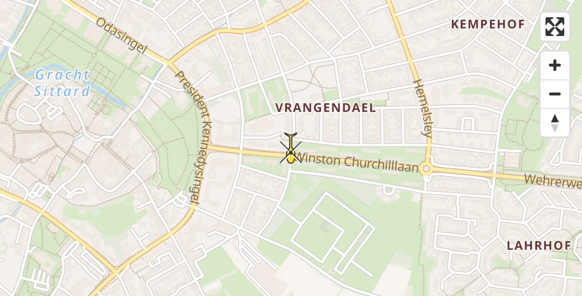 Routekaart van de vlucht: Lifeliner 3 naar Sittard