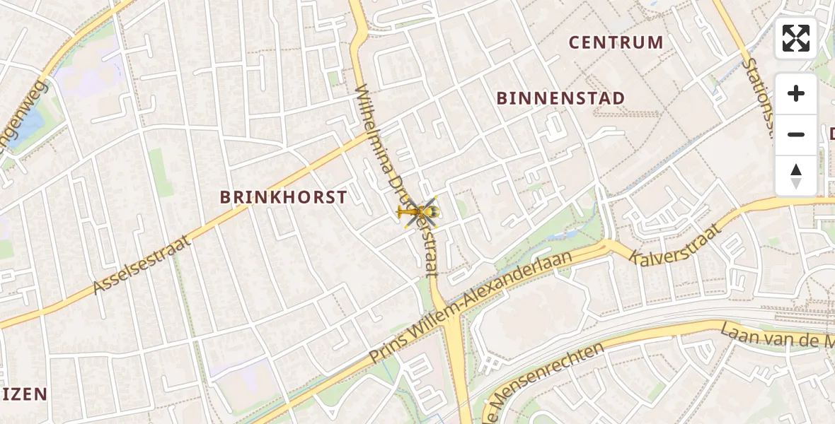 Vluchtroute Traumahelikopter Apeldoorn - Apeldoorn, 06 juni 2025, 09:15