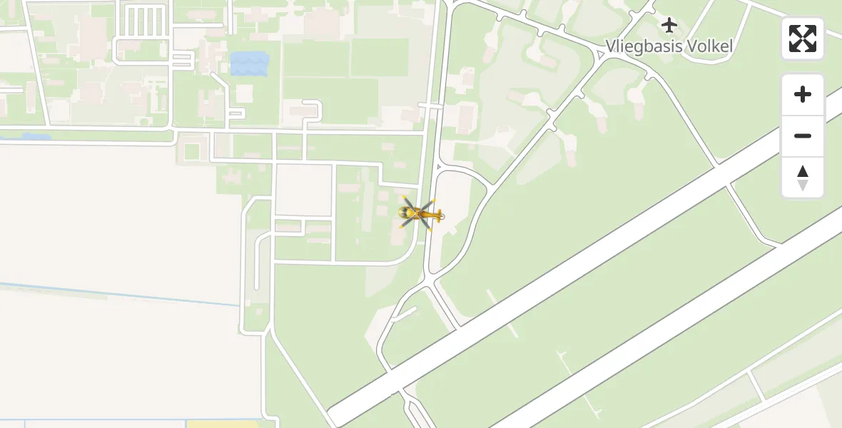 Vluchtroute Traumahelikopter Vliegbasis Volkel - Vliegbasis Volkel, 06 juni 2025, 22:27