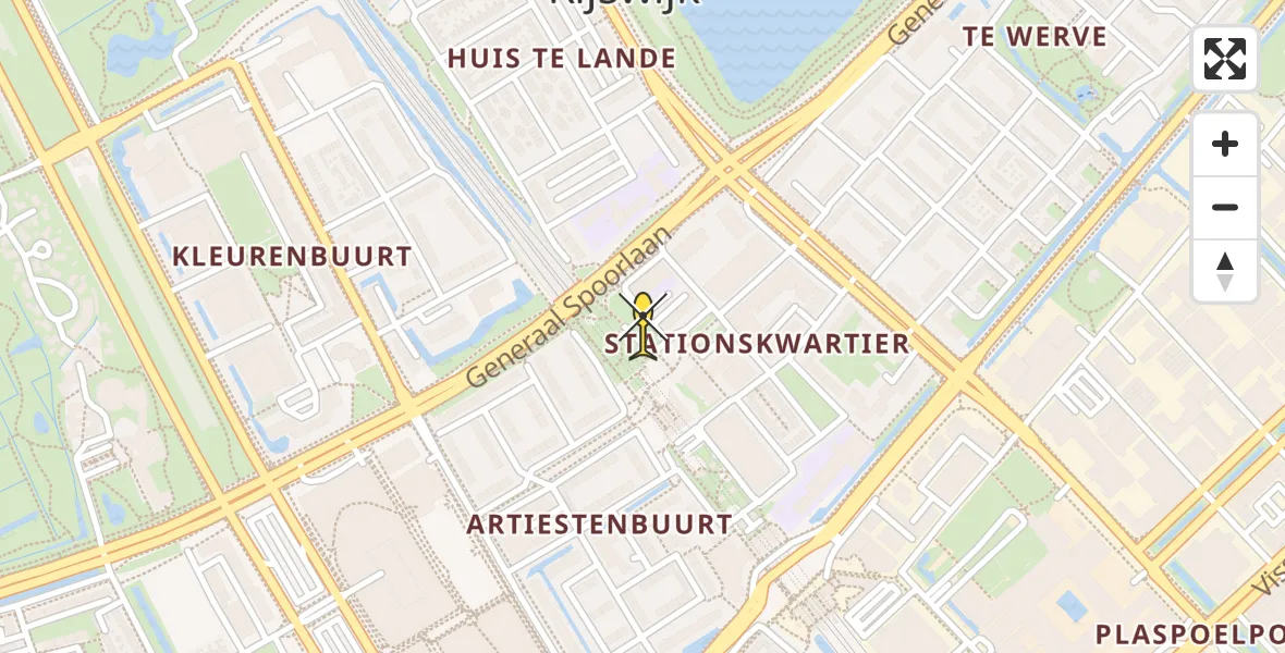 Routekaart van de vlucht: Lifeliner 2 naar Rijswijk