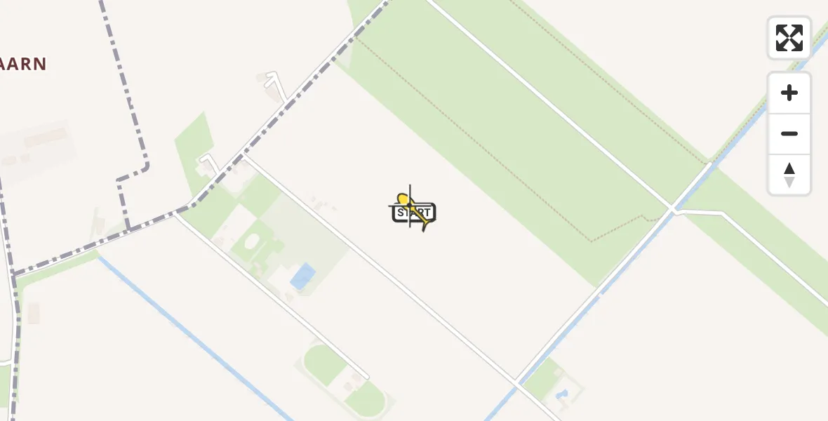 Routekaart van de vlucht: Lifeliner 4 naar Oude Pekela, Kerklaan