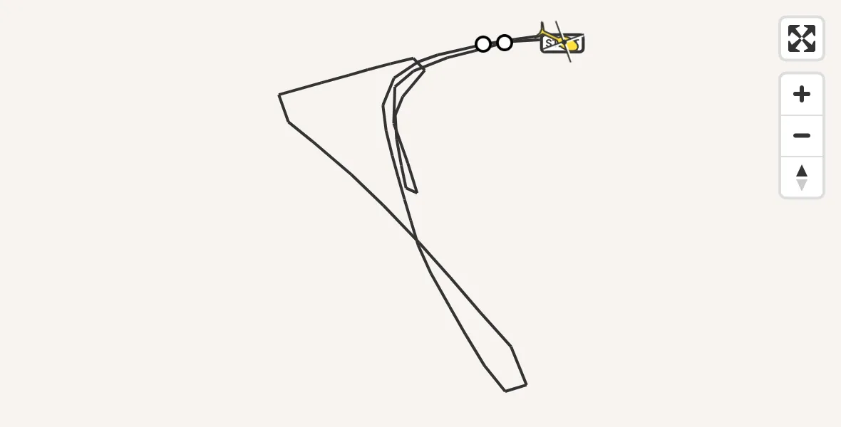 Routekaart van de vlucht: Ambulancehelikopter naar Sankt Augustin