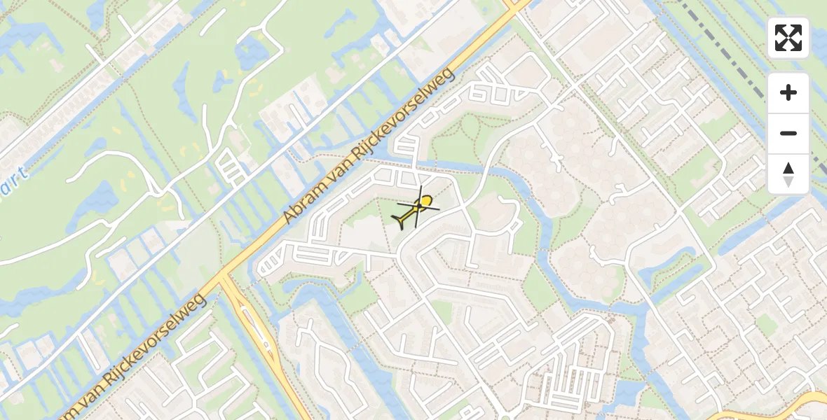 Routekaart van de vlucht: Lifeliner 2 naar Capelle aan den IJssel