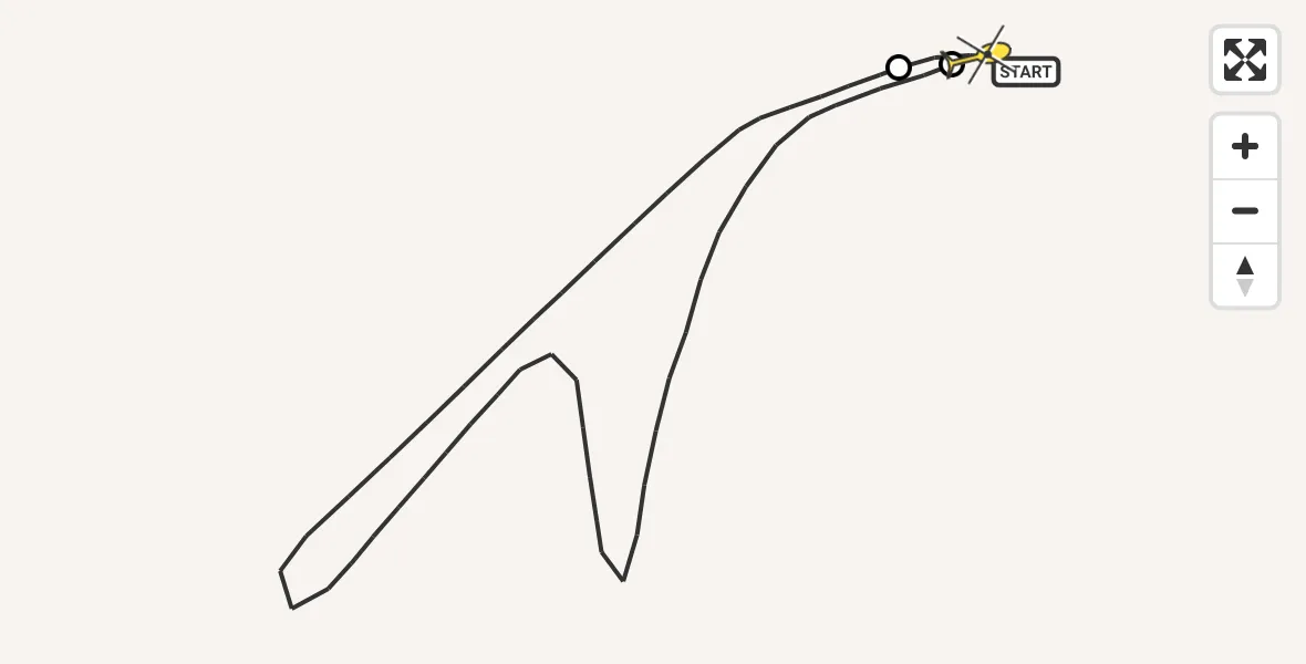 Routekaart van de vlucht: Ambulanceheli naar Sankt Augustin