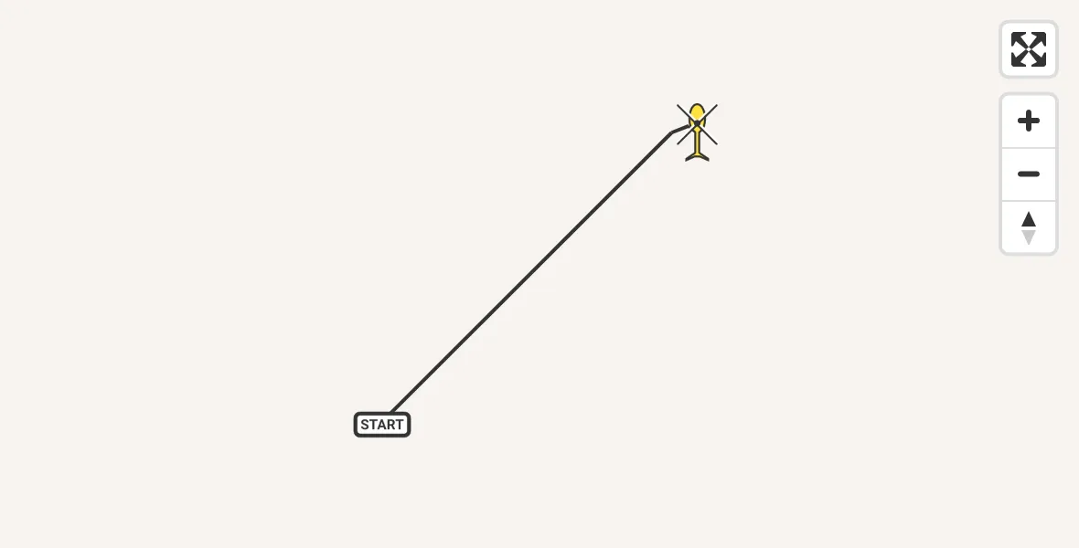 Routekaart van de vlucht: Ambulanceheli naar Sankt Augustin