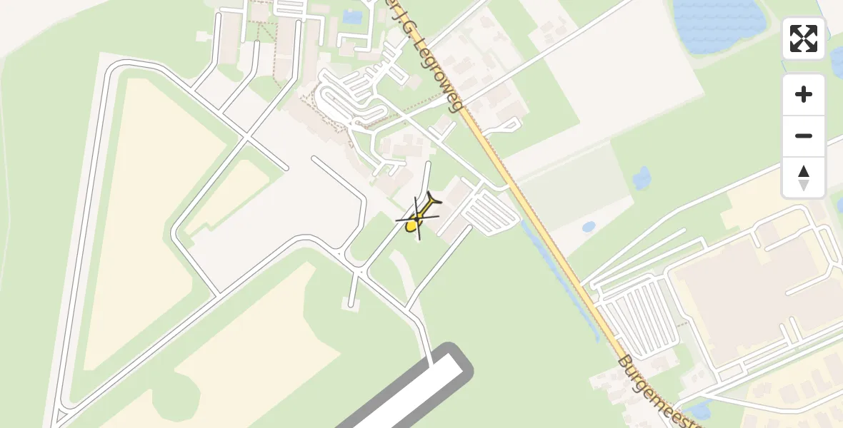 Routekaart van de vlucht: Lifeliner 4 naar Groningen Airport Eelde