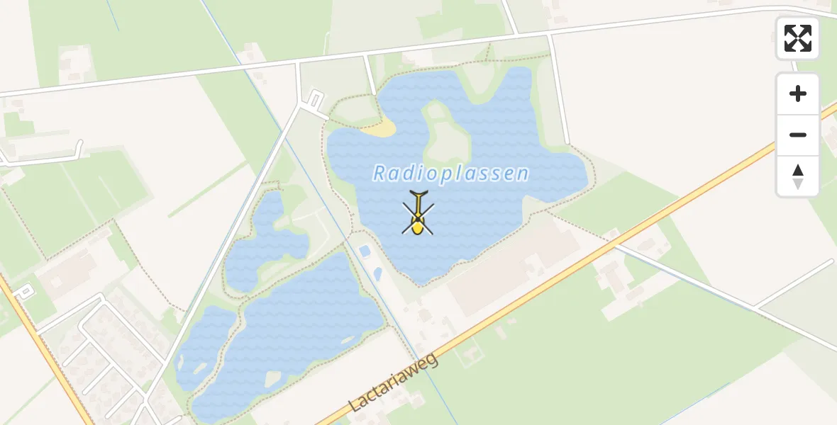 Routekaart van de vlucht: Lifeliner 3 naar Stevensbeek