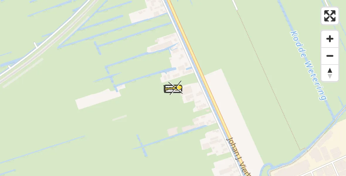 Routekaart van de vlucht: Lifeliner 2 naar Papekop, Papekopperstraatweg