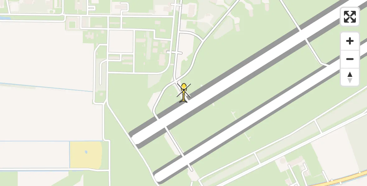 Routekaart van de vlucht: Lifeliner 3 naar Vliegbasis Volkel