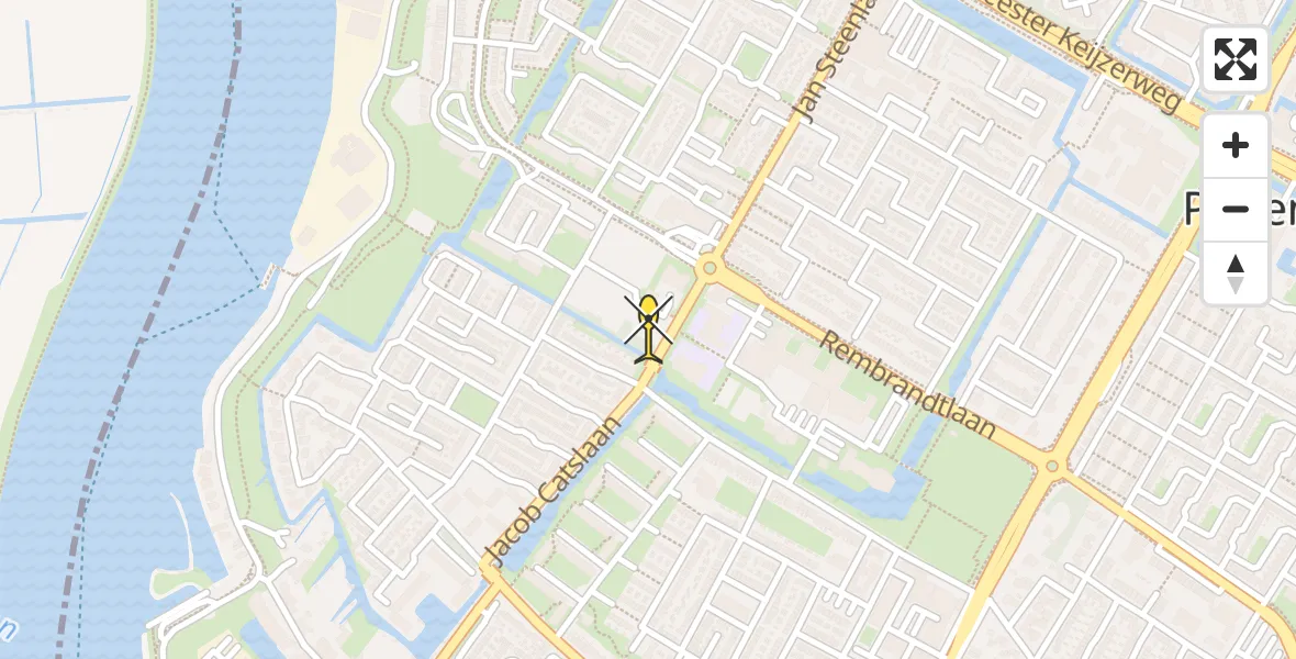 Routekaart van de vlucht: Lifeliner 2 naar Papendrecht