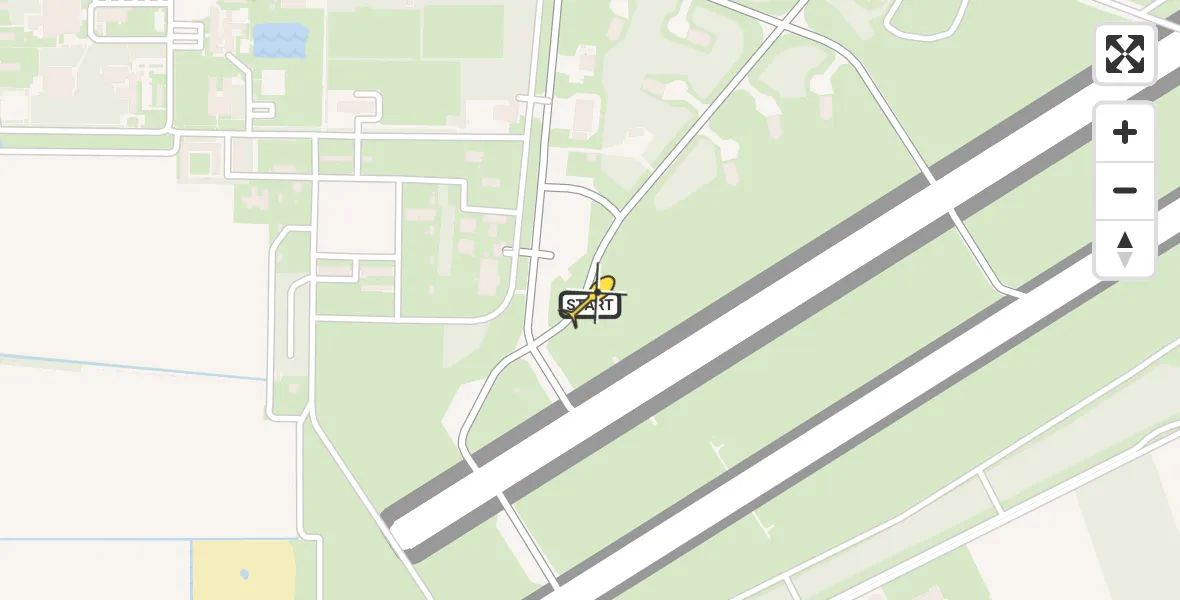 Routekaart van de vlucht: Lifeliner 3 naar Vliegbasis Volkel, Zeelandsedijk