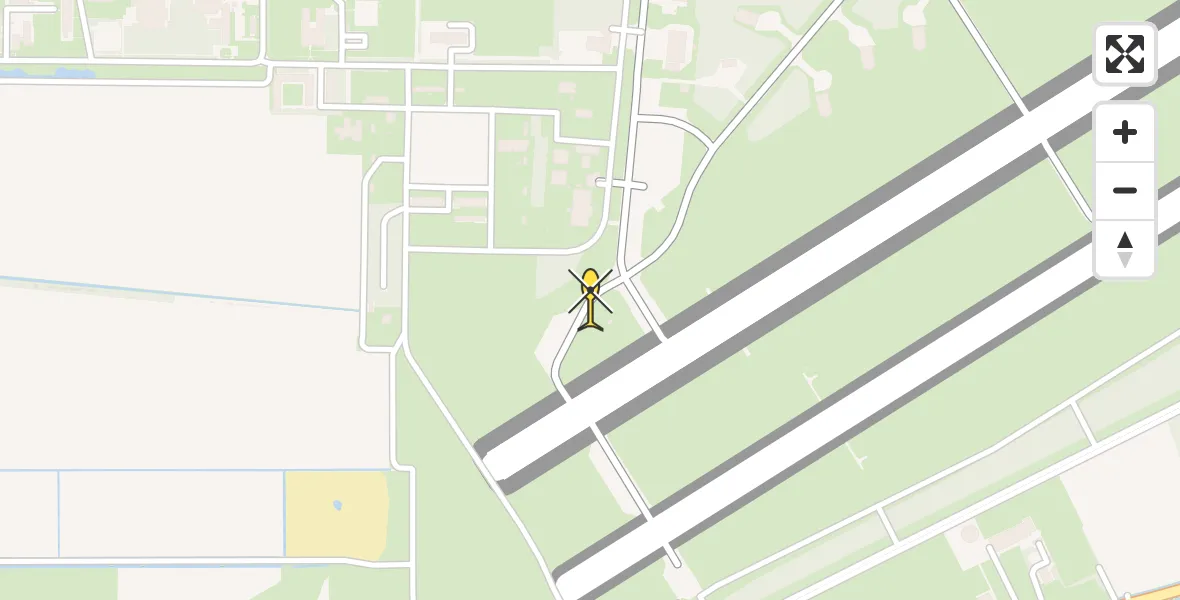 Routekaart van de vlucht: Lifeliner 3 naar Vliegbasis Volkel