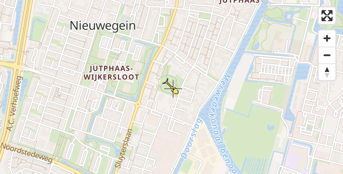 Routekaart van de vlucht: Lifeliner 2 naar Nieuwegein