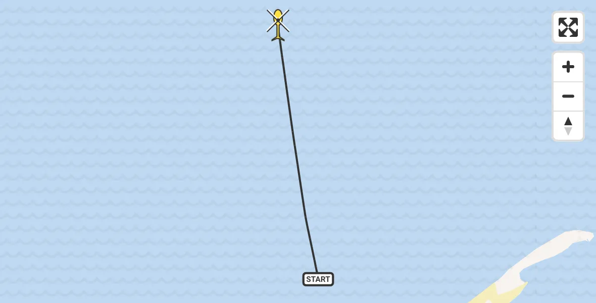 Routekaart van de vlucht: Politieheli naar 