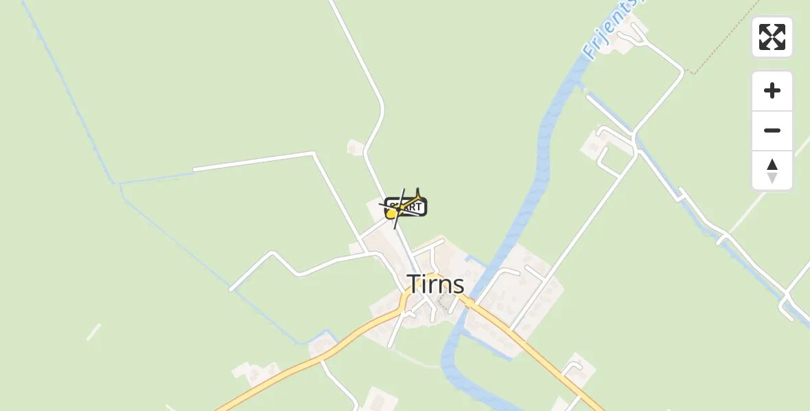 Routekaart van de vlucht: Lifeliner 4 naar Tirns, Annabuorren