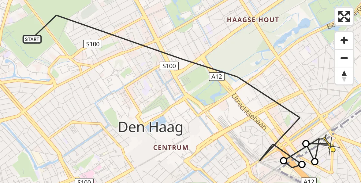 Routekaart van de vlucht: Politiehelikopter naar Voorburg, Renovatie Provinciehuis