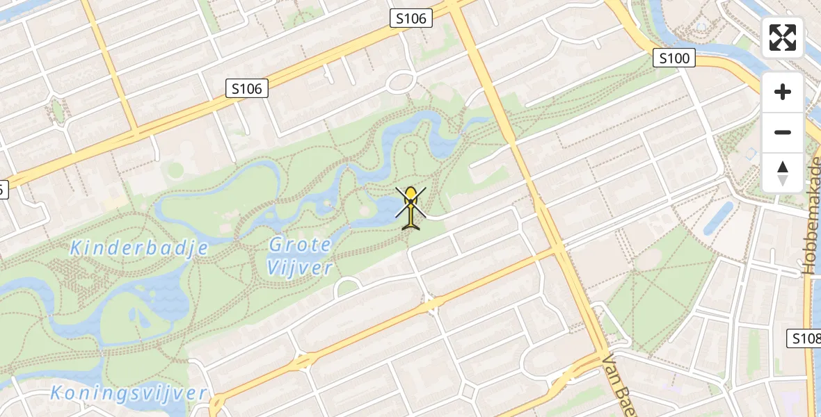 Routekaart van de vlucht: Lifeliner 1 naar Amsterdam