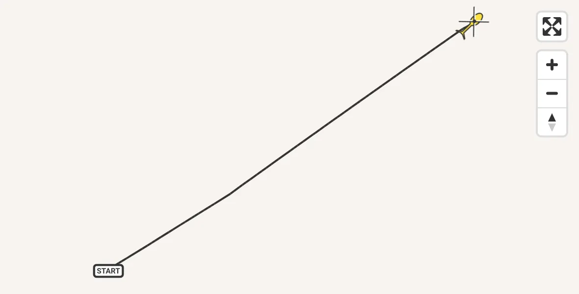 Routekaart van de vlucht: Kustwachthelikopter naar 