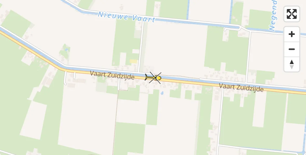 Routekaart van de vlucht: Lifeliner 4 naar Appelscha