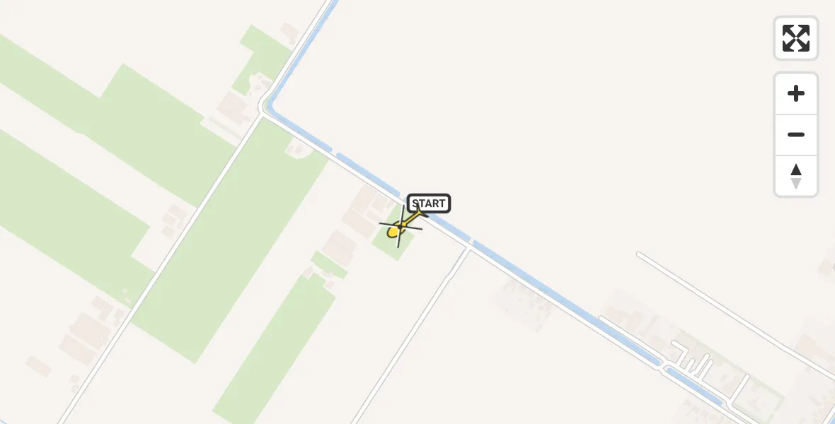 Routekaart van de vlucht: Lifeliner 4 naar Smilde, Evert Hendriksweg