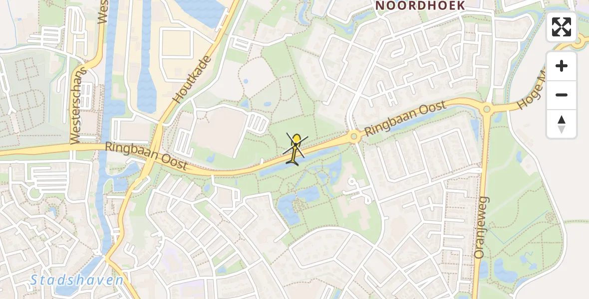 Routekaart van de vlucht: Lifeliner 2 naar Goes