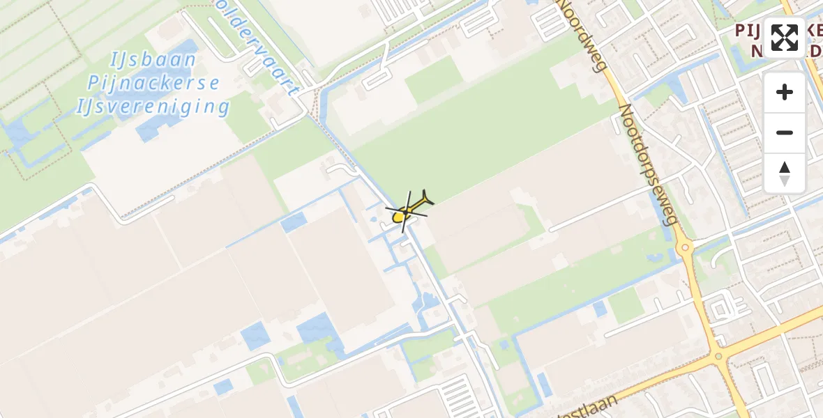 Routekaart van de vlucht: Lifeliner 2 naar Pijnacker