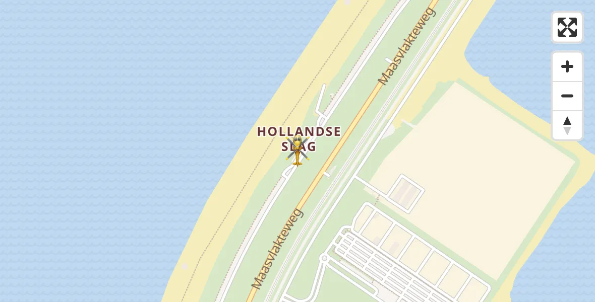 Vluchtroute Traumahelikopter Maasvlakte - Maasvlakte, 07 juli 2025, 04:42