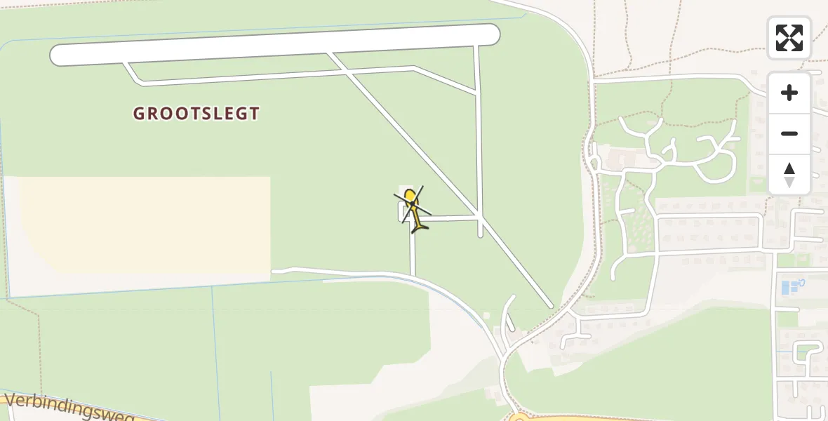 Routekaart van de vlucht: Ambulanceheli naar Ameland Airport Ballum