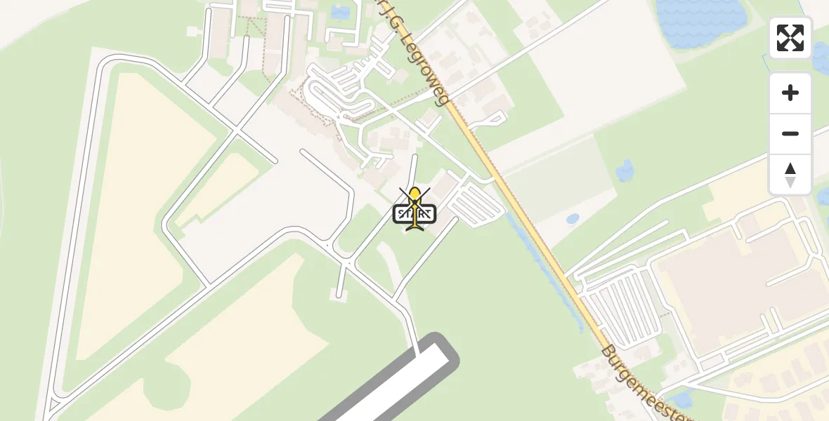 Routekaart van de vlucht: Lifeliner 4 naar Groningen Airport Eelde, Machlaan