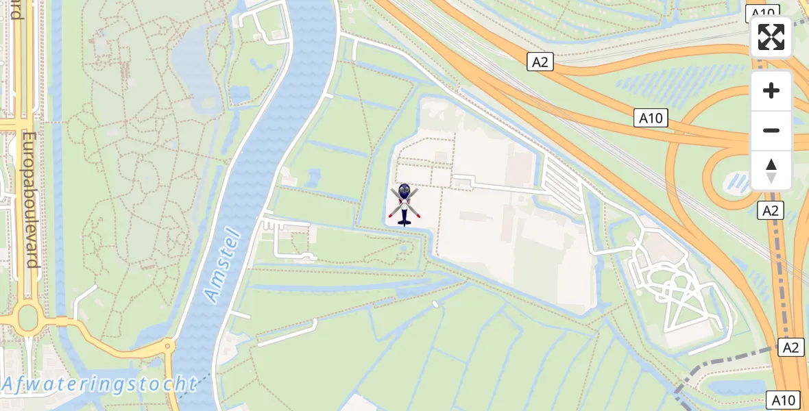 Vluchtroute Politiehelikopter Amsterdam - Amsterdam, 07 juli 2025, 19:18