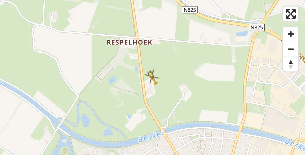 Vluchtroute Traumahelikopter Geesteren - Geesteren, 07 juli 2025, 21:19