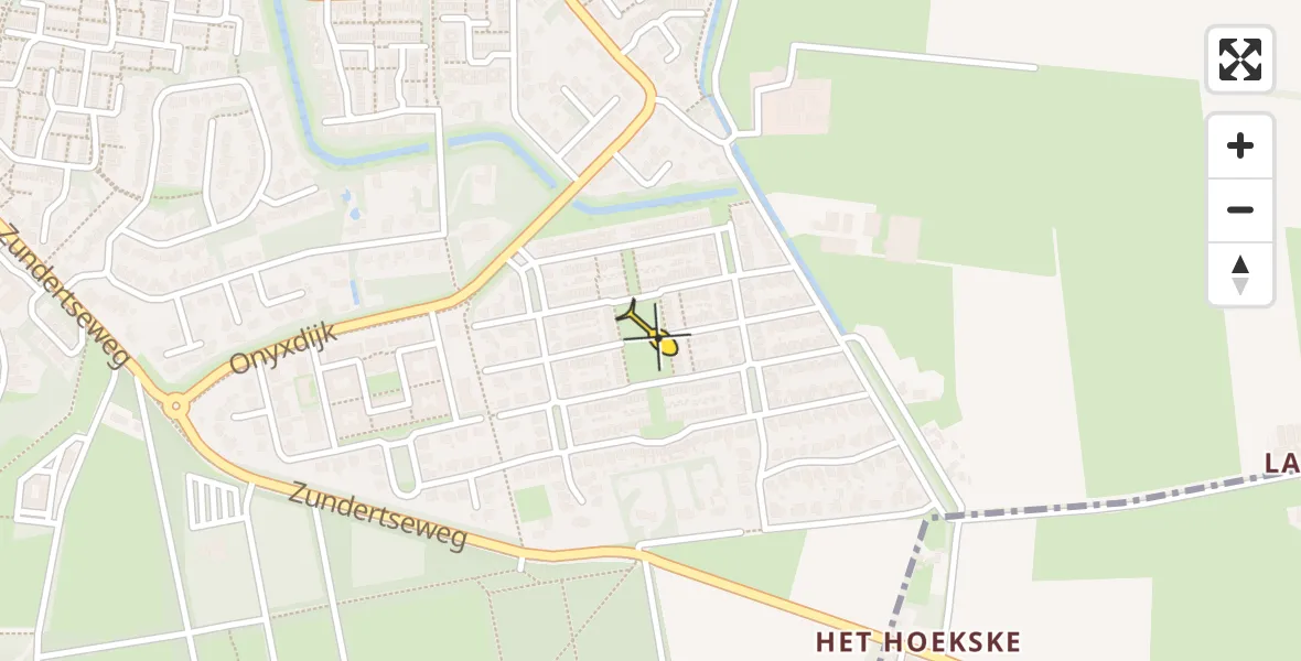 Routekaart van de vlucht: Lifeliner 2 naar Roosendaal