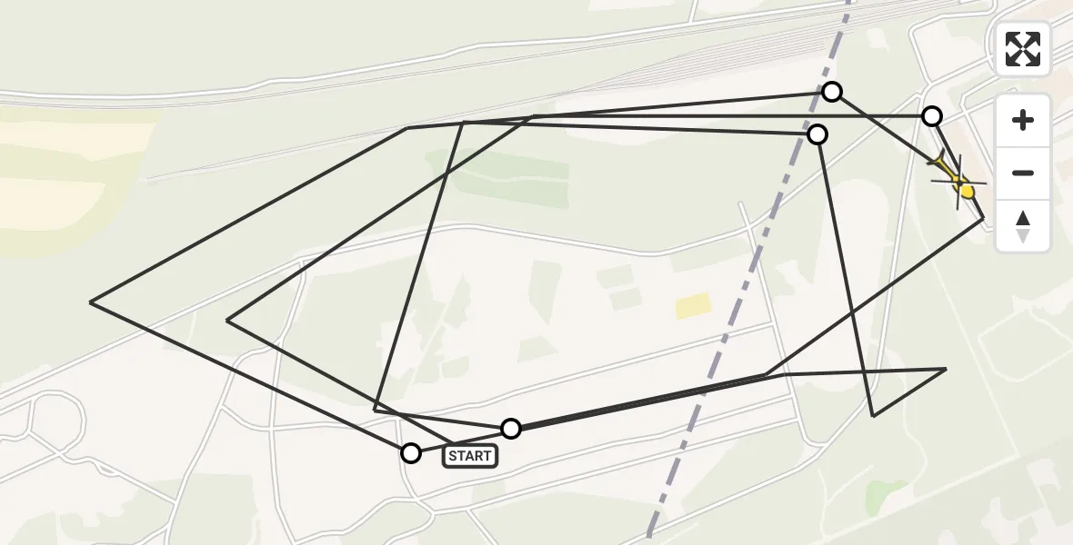 Routekaart van de vlucht: Politiehelikopter naar Amersfoort, Amersfoortsestraat