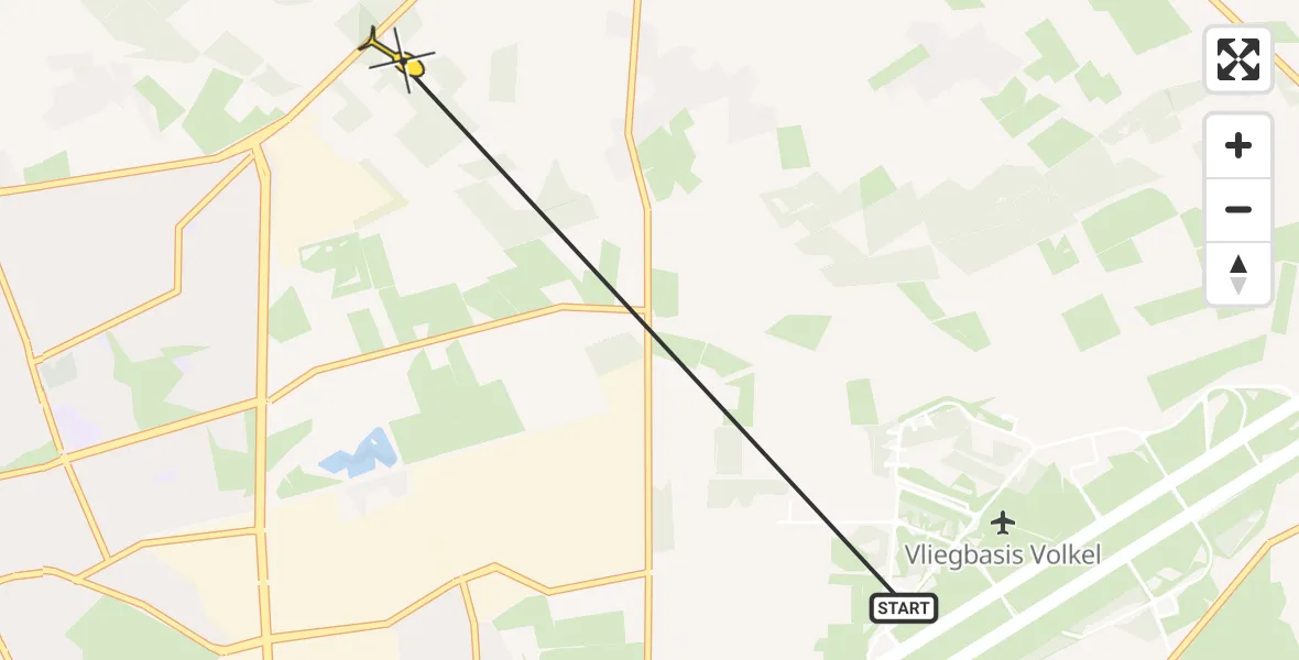 Routekaart van de vlucht: Lifeliner 3 naar Zeeland, Ravensdel