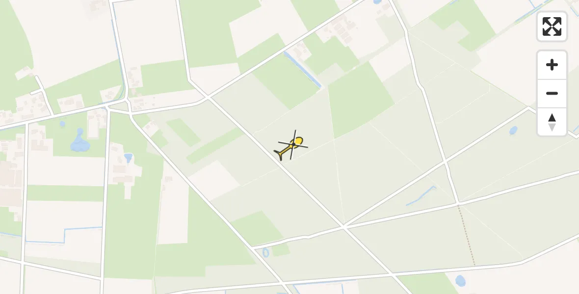 Routekaart van de vlucht: Lifeliner 3 naar Zeeland